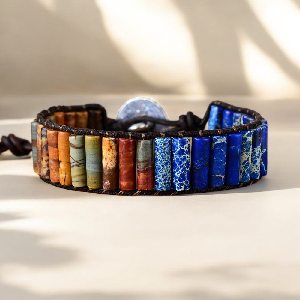 Pulseira Warrior Jasper para Homem