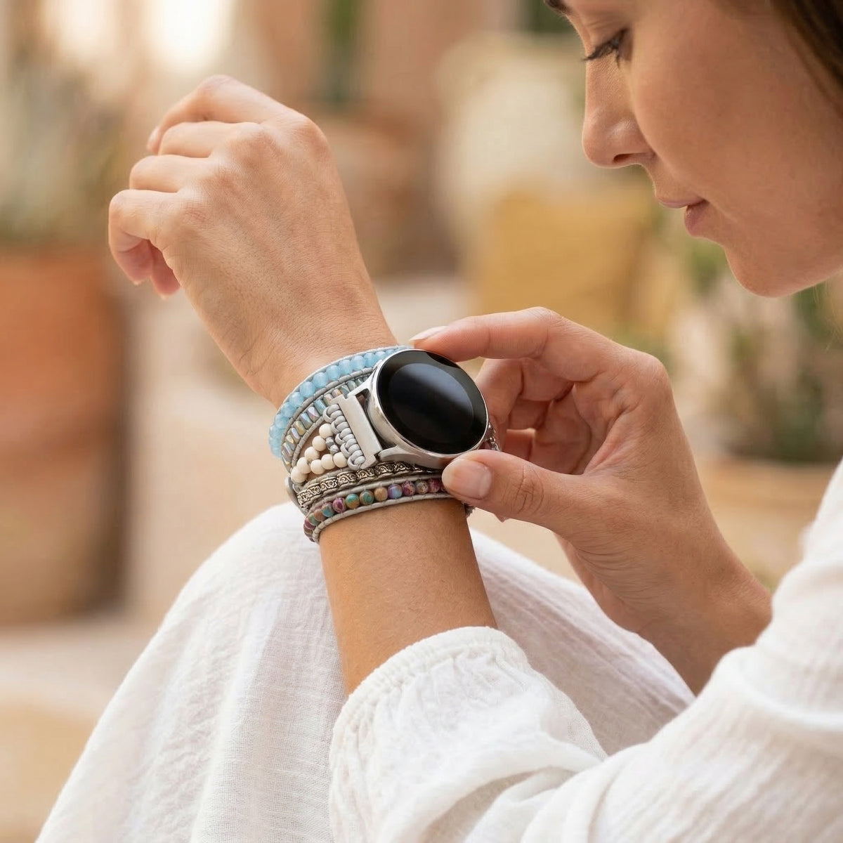 Pulseira de Proteção Ocean Jasper para Samsung Galaxy Watch