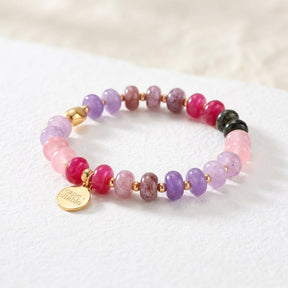 Pulseira Berry Jade Bloom