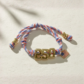 Pulseira em cordão comemorativa do 250.º aniversário da América