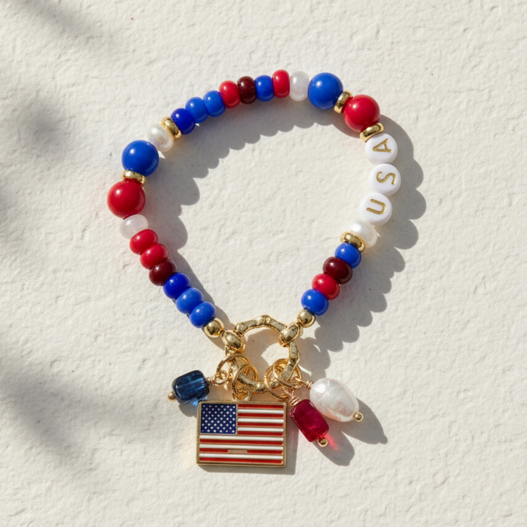 Pulseira do 250.º aniversário da independência dos Estados Unidos da América
