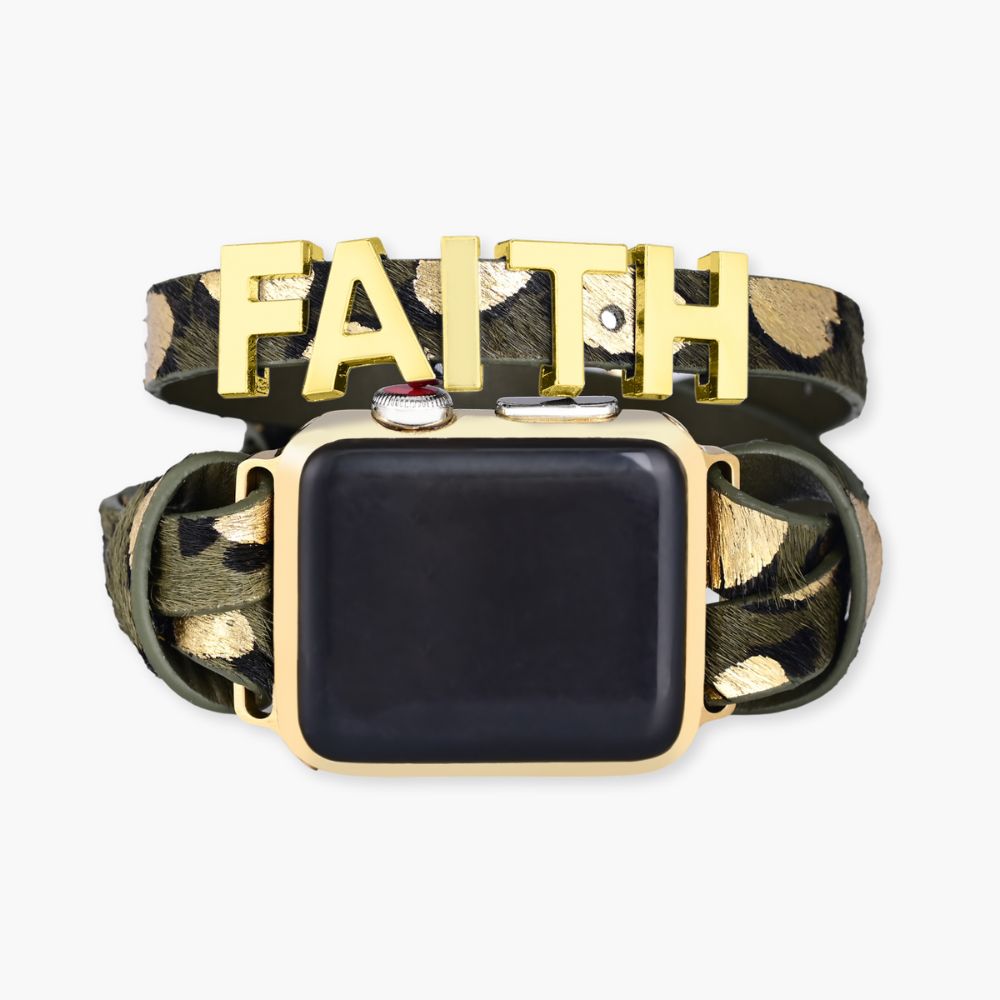 Pulseira de couro Faith Safari para Apple Watch