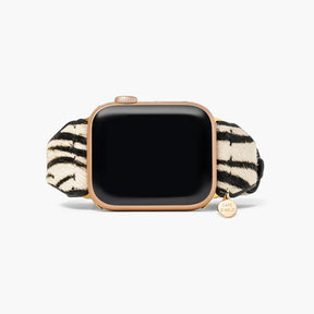 Pulseira de couro Zebra Luxe para Apple Watch