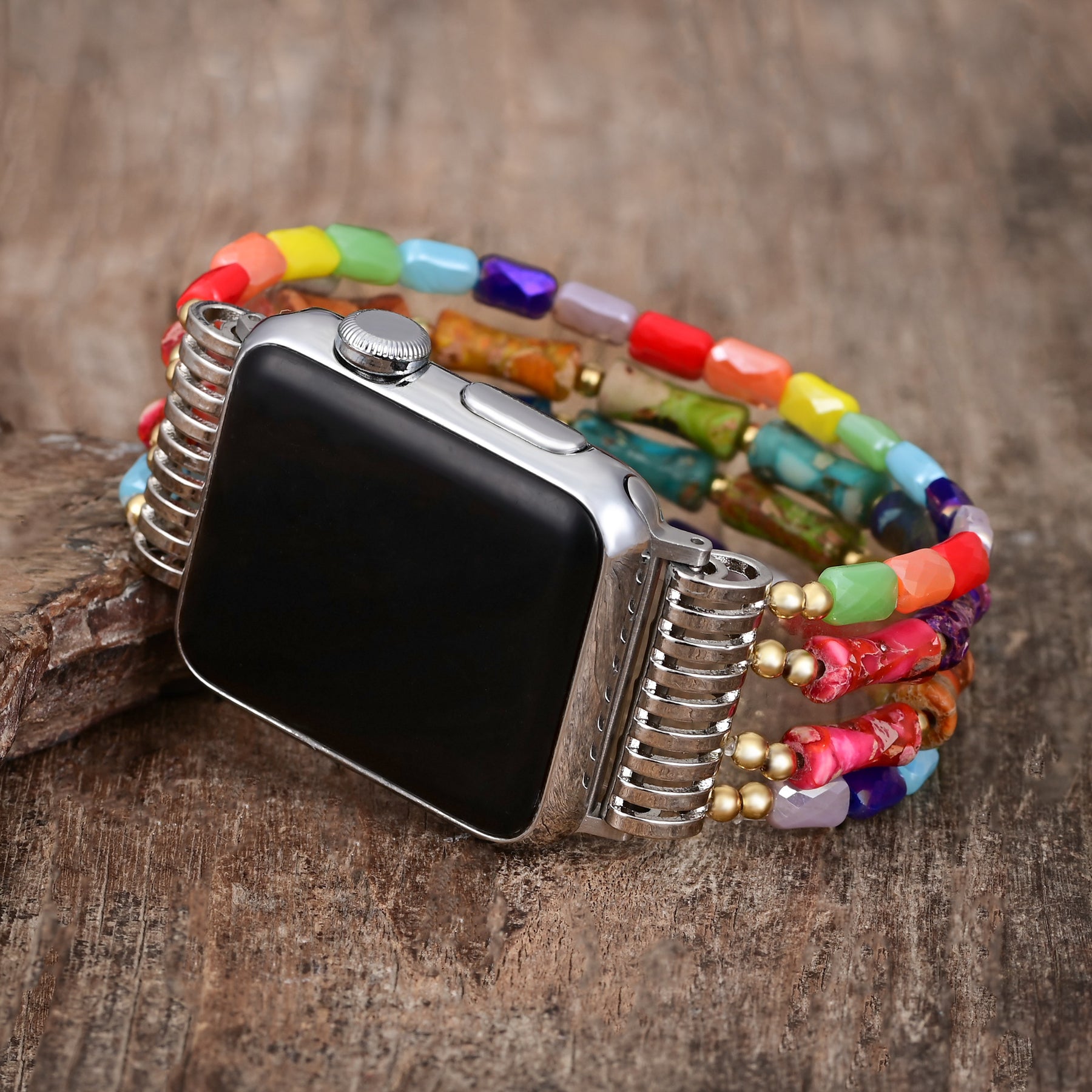 Pulseira elástica para Apple Watch Lotus Chakra