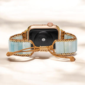 Pulseira de Proteção Amazonite para Apple Watch