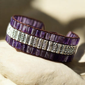 Pulseira Antiga de Ametista