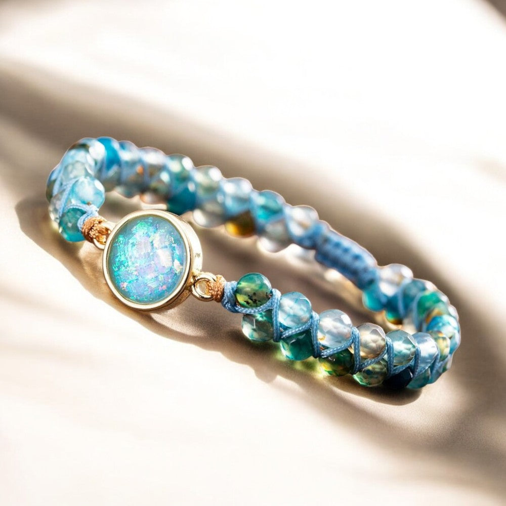 Pulseira Aqua Pura Opal Protection