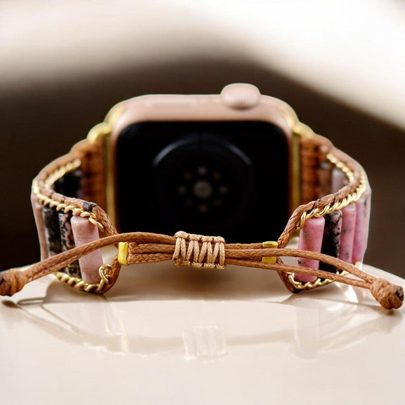 Pulseira Blooming Rhodonite para Apple Watch