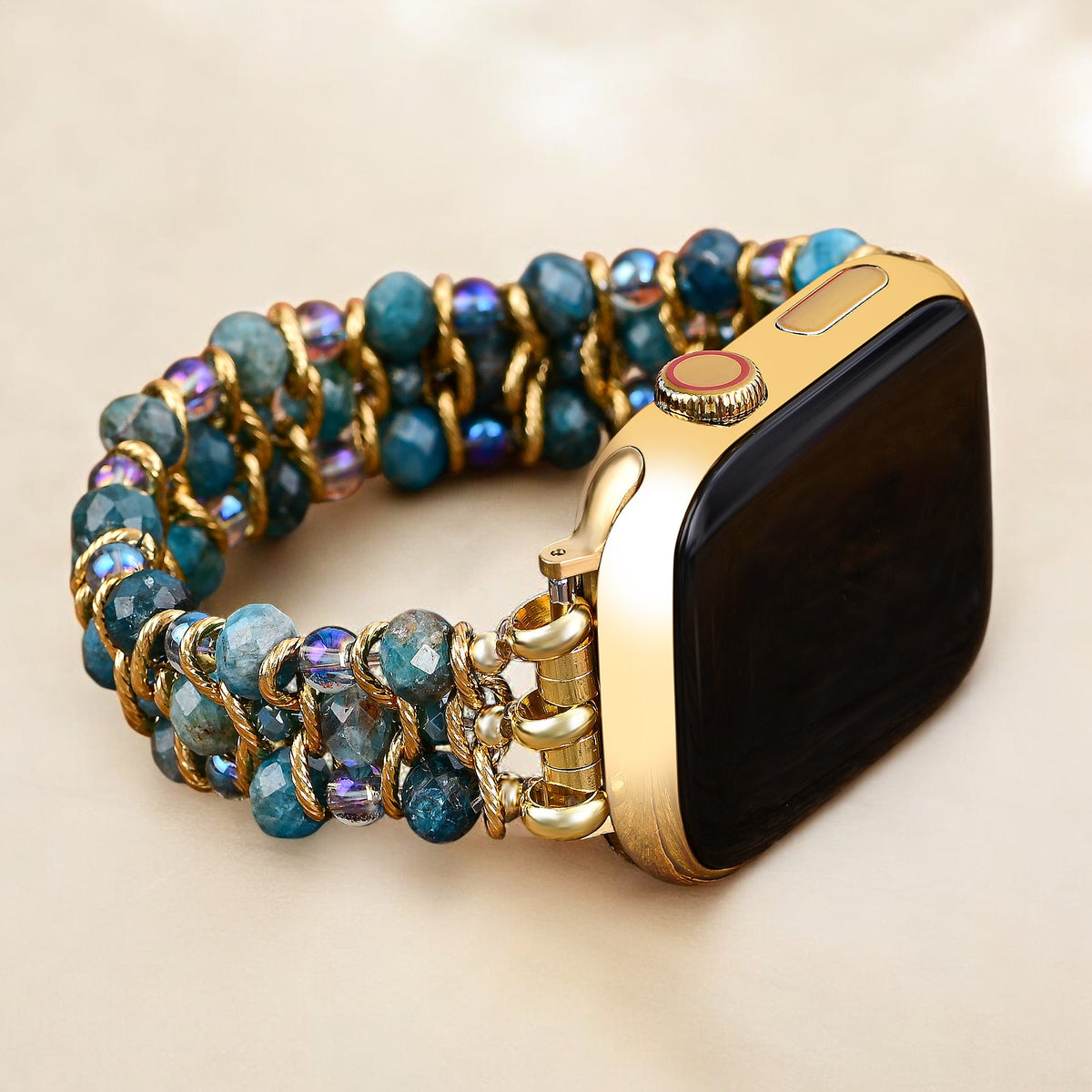 Pulseira Elástica Trançada Crystal Shores para Apple Watch