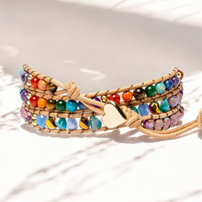 Pulseira Envolvente Arco-íris Amor Chakra