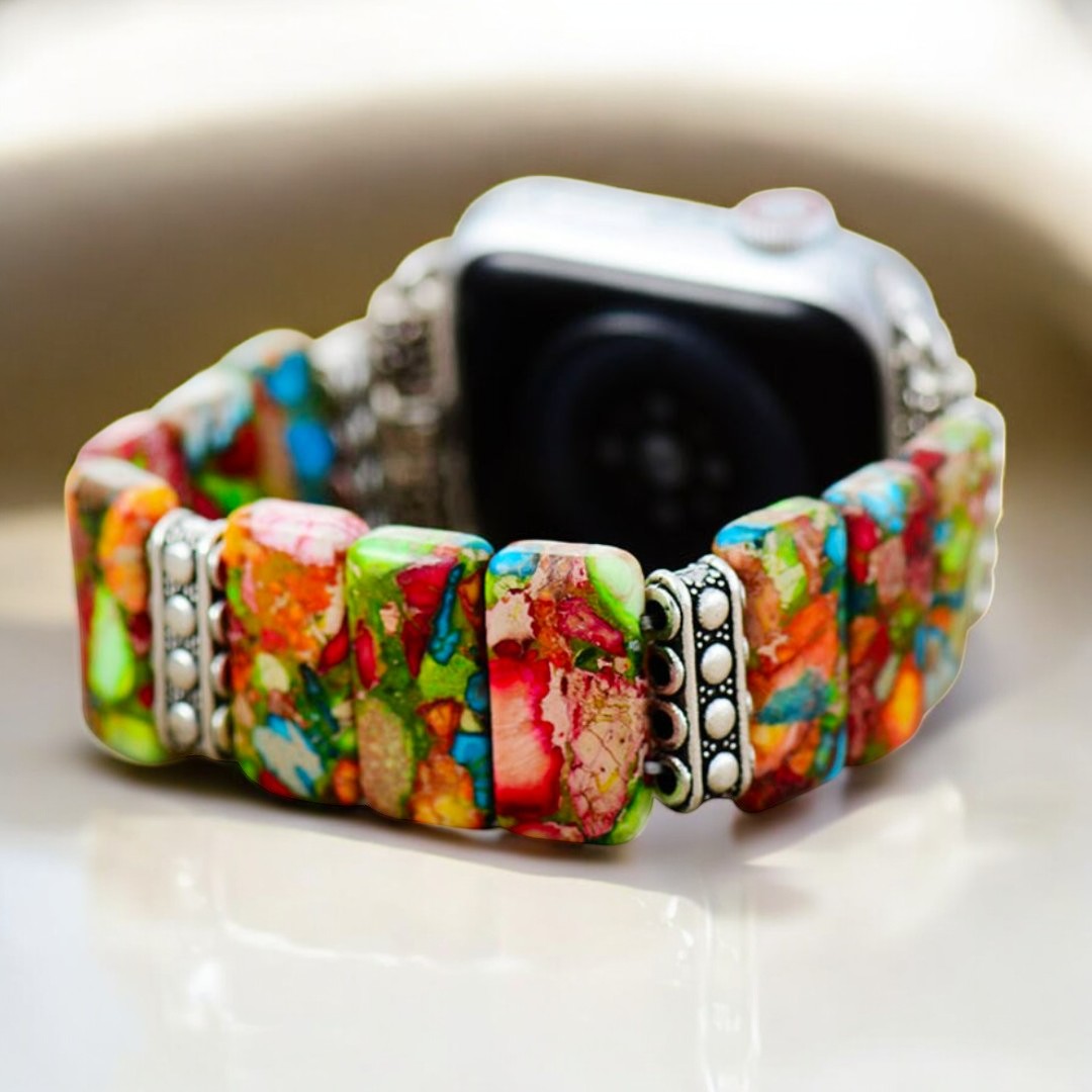 Pulseira Elástica Chic Flower para Apple Watch