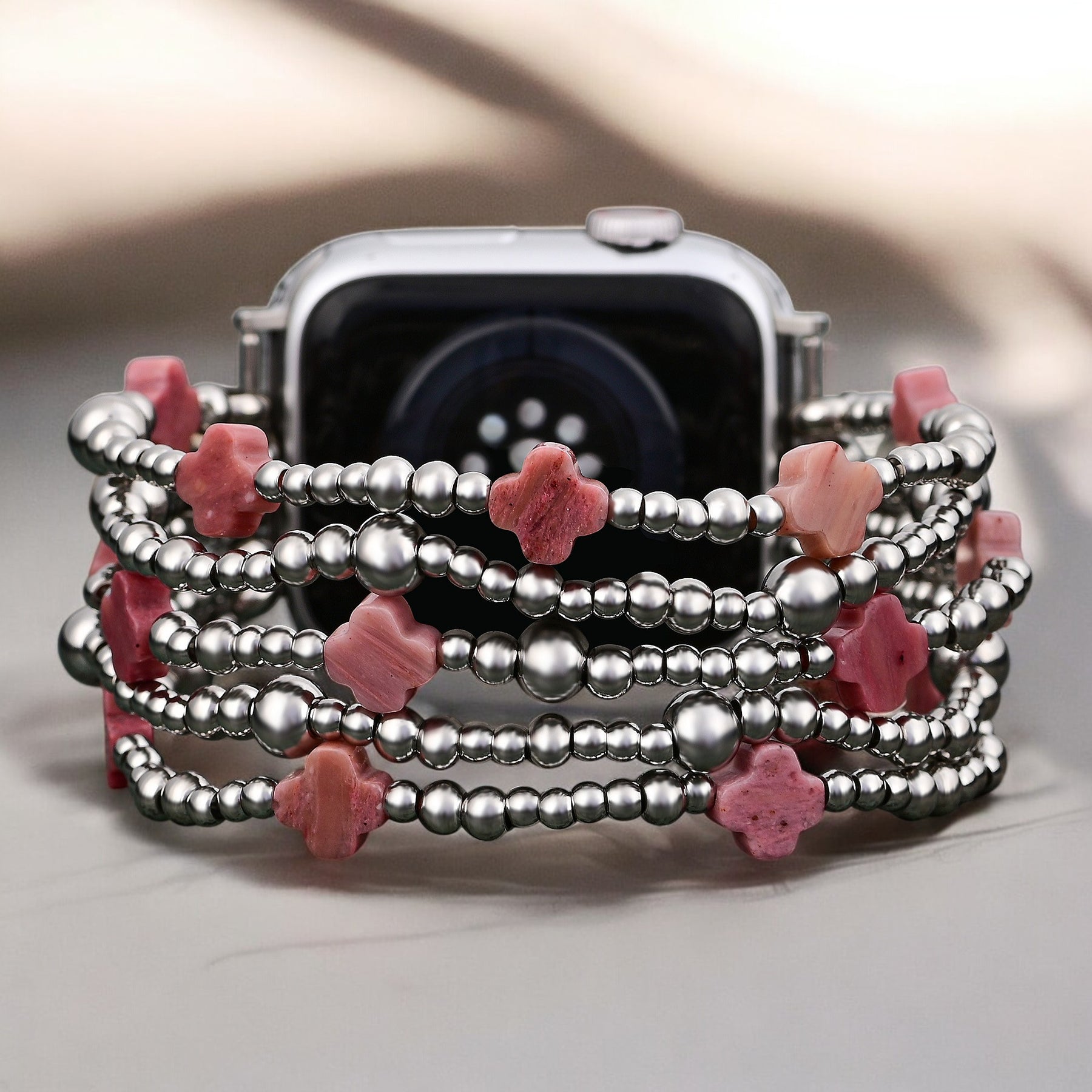Correia Fiery Grace Cross Stretch para Apple Watch