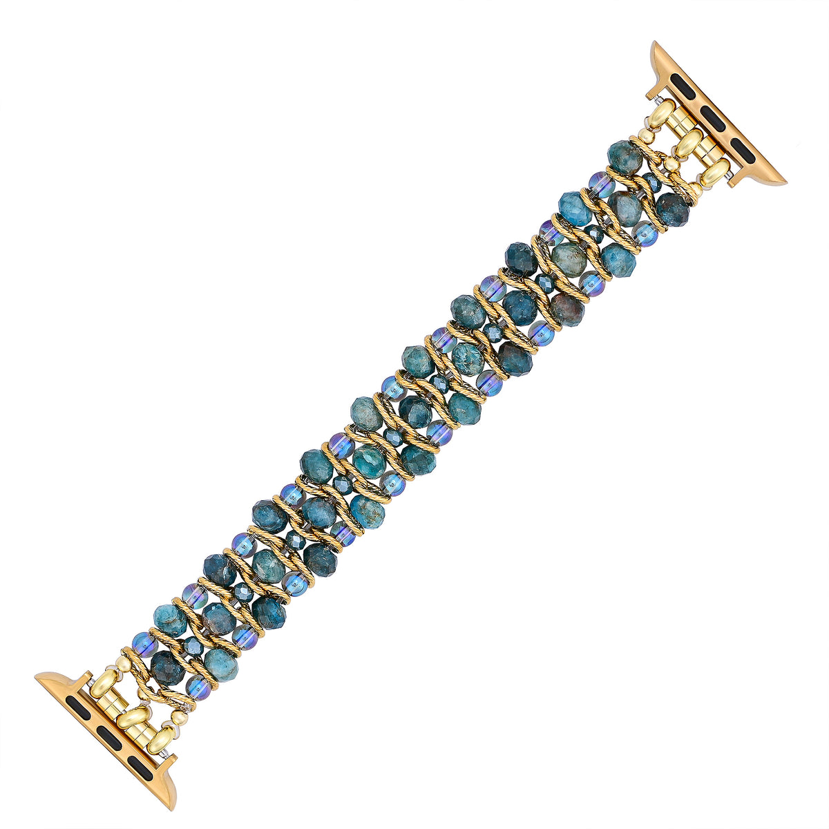 Pulseira Elástica Trançada Crystal Shores para Apple Watch