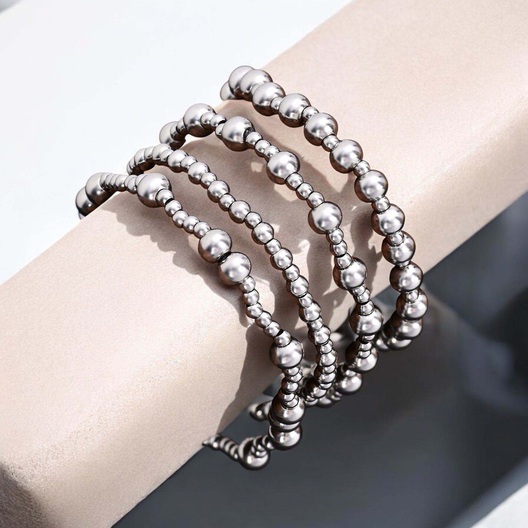 Conjunto de Pulseiras Platinum Demure
