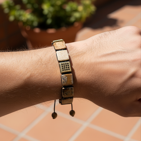 Pulseira Masculina de Pedra Picture