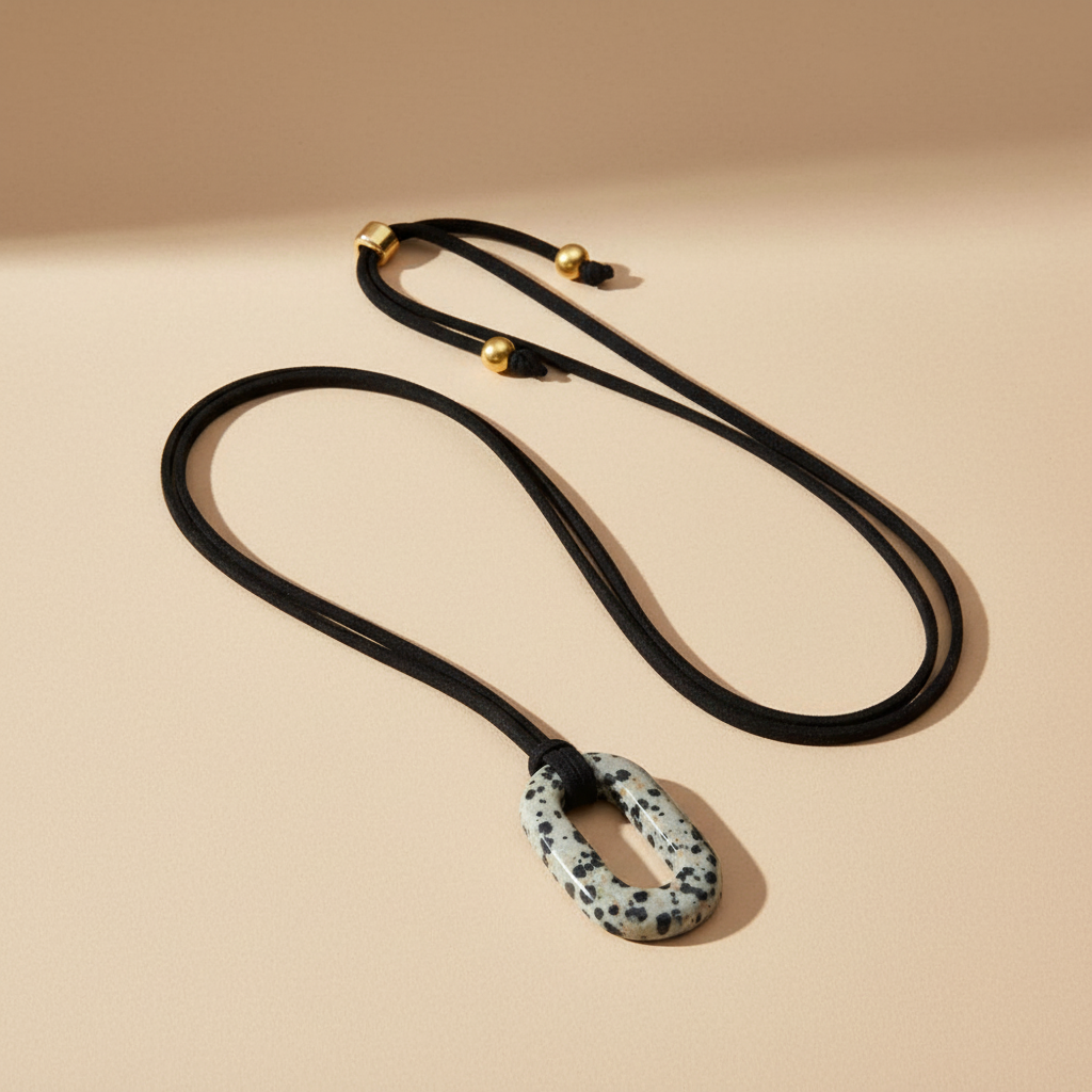 Colar Serenidade em Camurça Turquesa