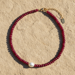 Colar Harmonia de Pérola de Jade