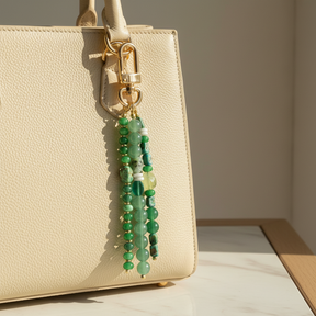 Pingente de Bolsa Harmonia de Aventurina Verde