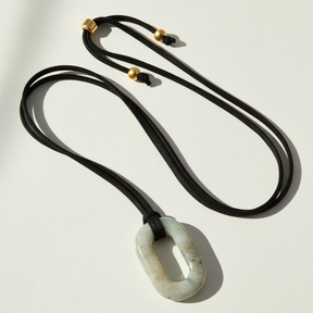 Colar Serenity em Labradorite Suede