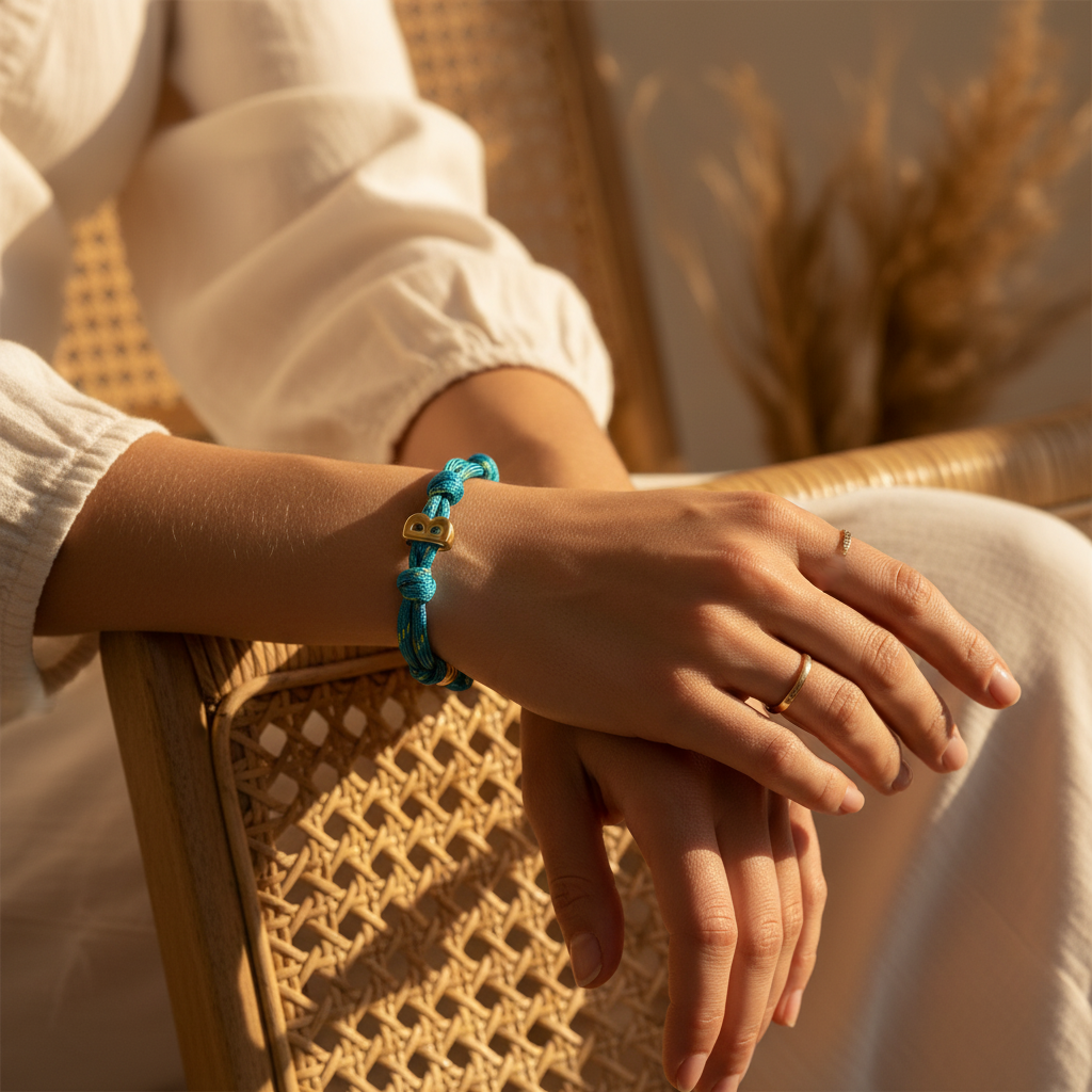 Pulseiras com Nó e Inicial Bracelets