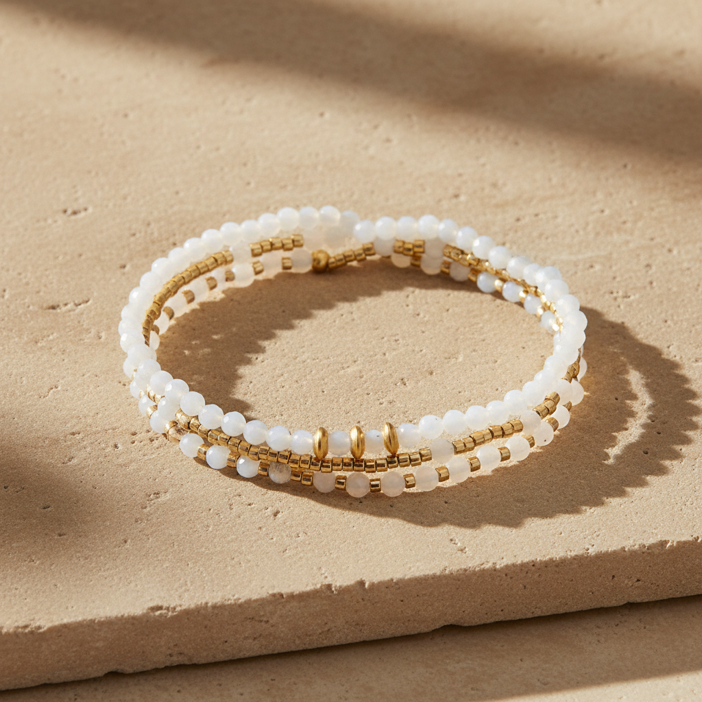 Pulseira/Colar Multi-Estilo Aura Moonlight