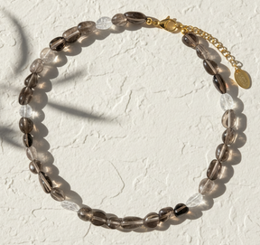 Colar Harmonia de Cristal Obsidiana