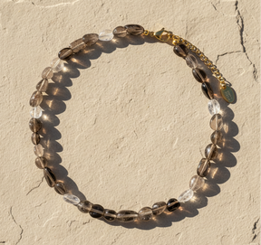 Colar Harmonia de Cristal Obsidiana