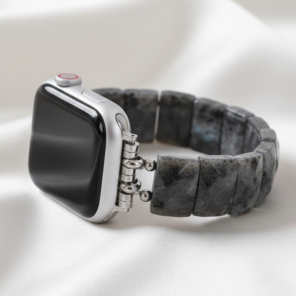 Correia Elástica Pedra Equilíbrio Meia-Noite para Apple Watch