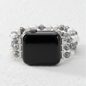 Pulseira Elástica Lunar Luxo Pérola para Apple Watch