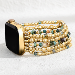 Pulseira Elástica Dourada Oasis para Apple Watch