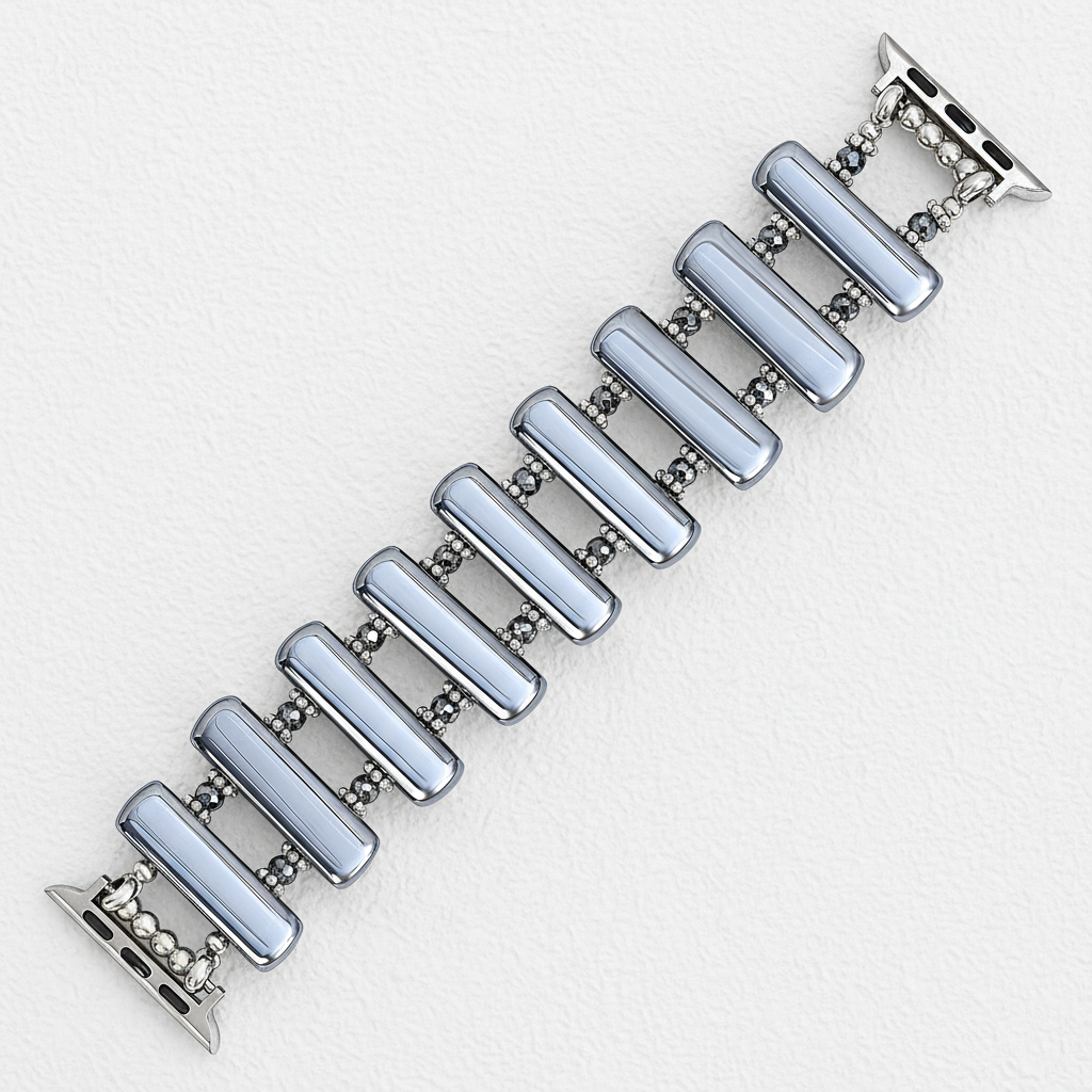 Correia Elástica Eclipse Platina para Apple Watch