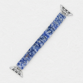 Correia elástica de sodalito azul horizonte para Apple Watch