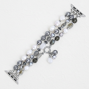 Pulseira Elástica Lunar Luxo Pérola para Apple Watch
