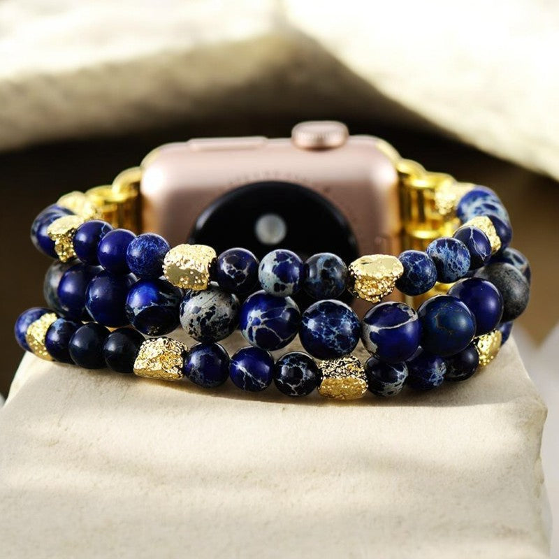 Pulseira para Apple Watch Emperor Jasper Royal Stretch