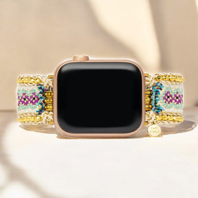 Pulseira Golden Flower para Apple Watch