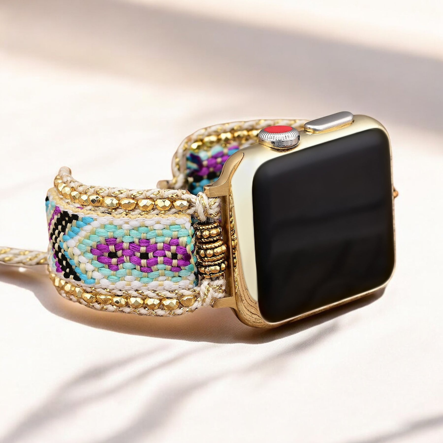 Pulseira Golden Flower para Apple Watch