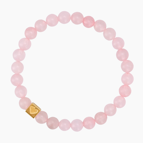 Pulseira de Contas de Amor Douradas de São Valentim