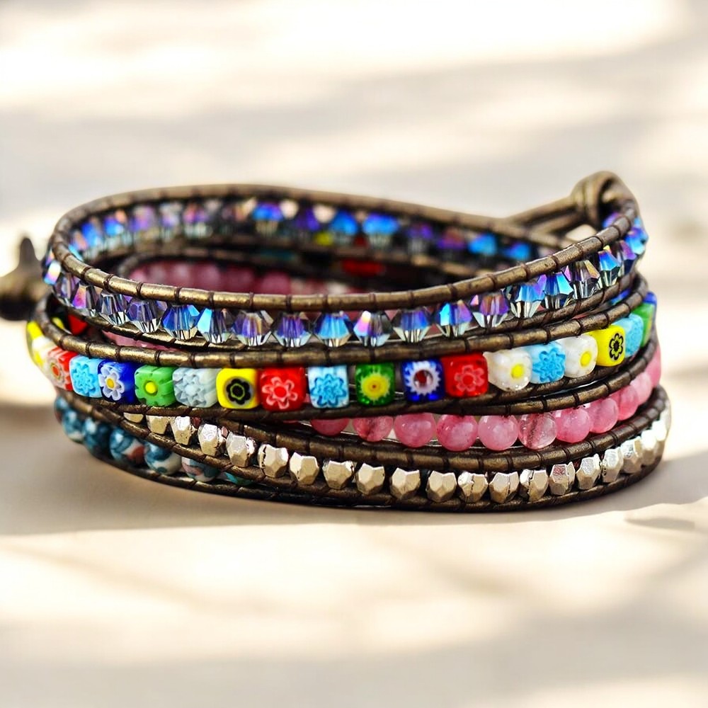 Pulseira de Proteção Healing Flower Wrap