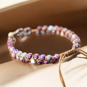 Pulseira de Cura com Pingente de Batimento Cardíaco
