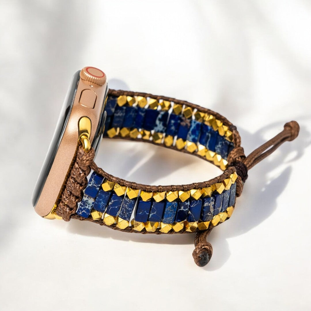 Pulseira Apple Watch Hushed Seas Lapis