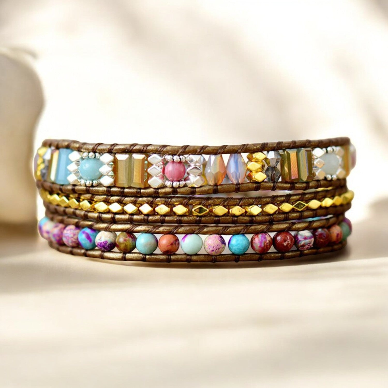 Pulseira Envolvente de Proteção do Coração Imperial