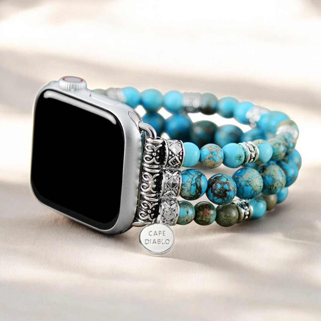 Imperial Jasper Correia Elástica para Apple Watch