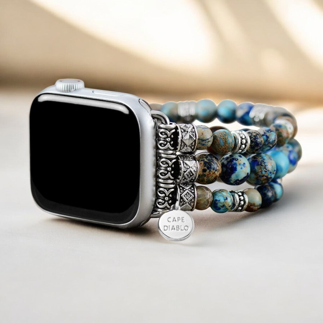 Imperial Jasper Correia Elástica para Apple Watch