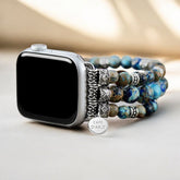 Imperial Jasper Correia Elástica para Apple Watch