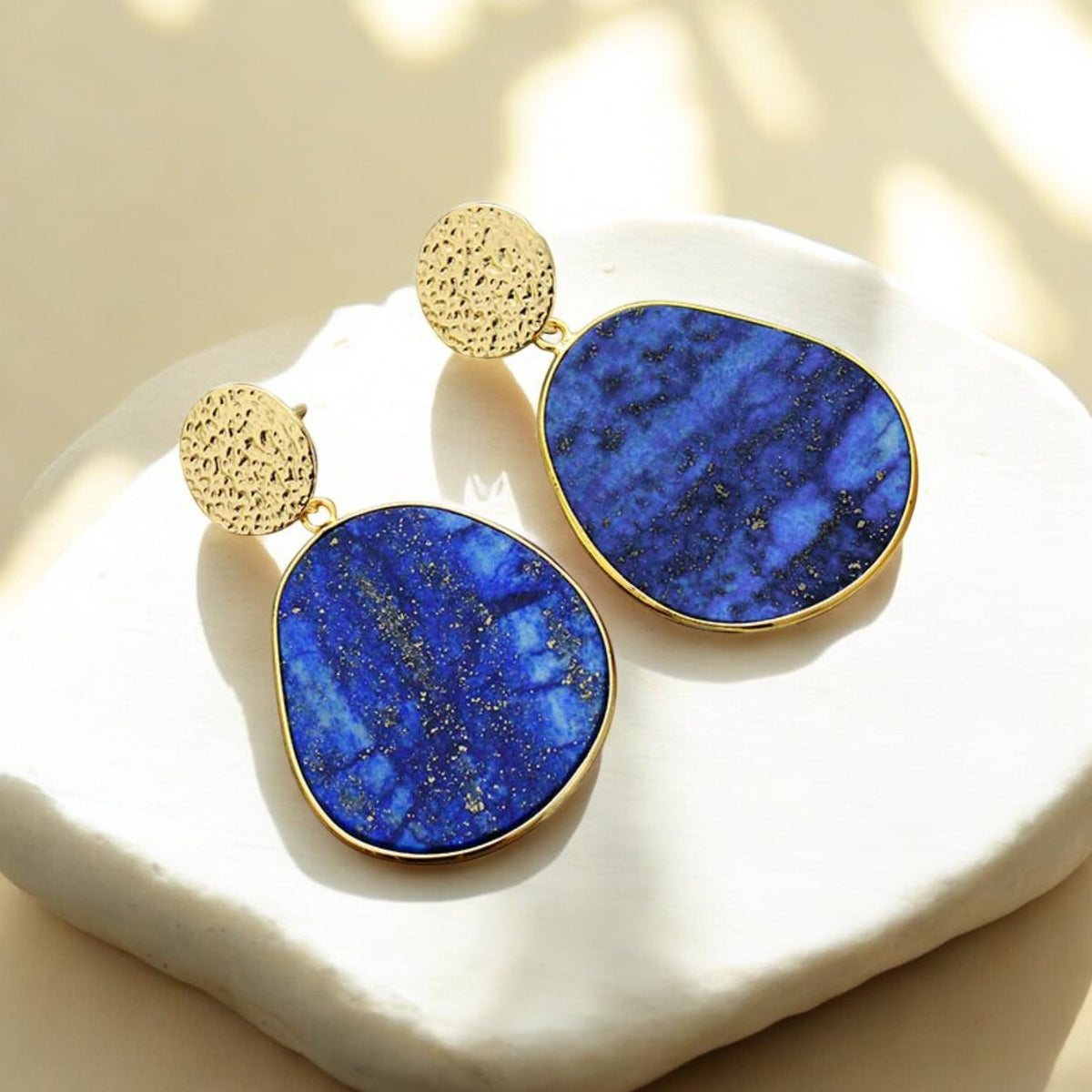 Brincos pendentes de proteção Lapis Lazuli