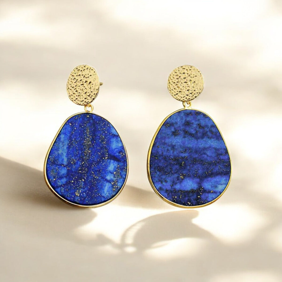 Brincos pendentes de proteção Lapis Lazuli