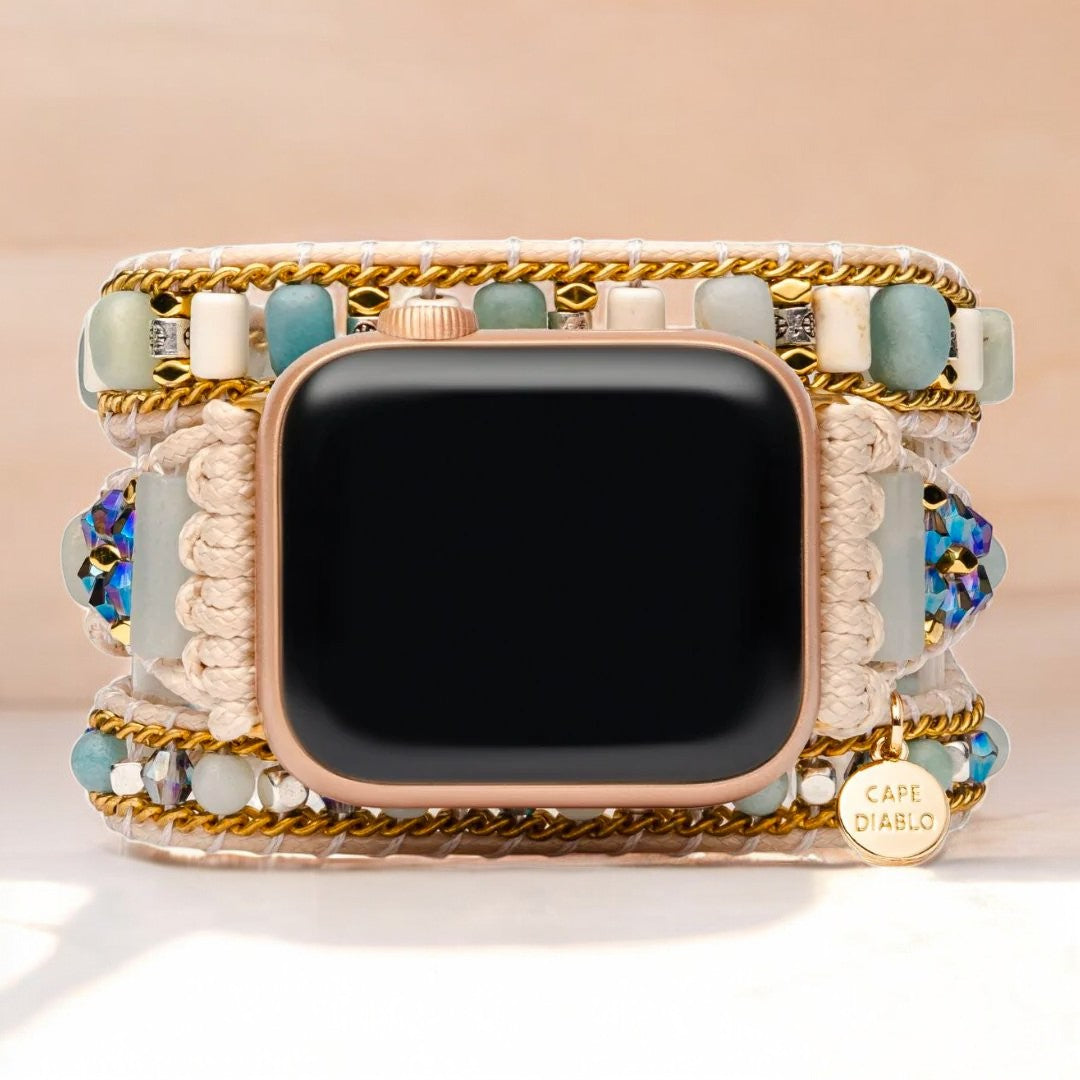 Pulseira Lucid Amazonite para Apple Watch