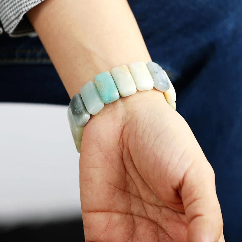 Correia elástica Amazonite Grace para Apple Watch
