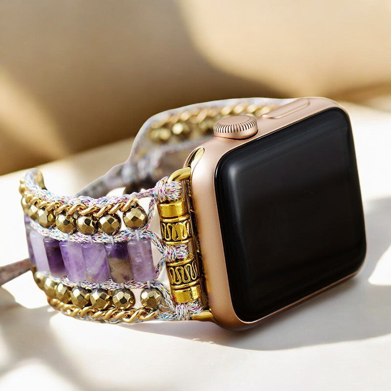 Pulseira Majestic Amethyst para Apple Watch