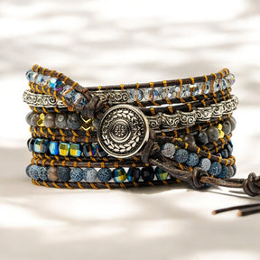 Pulseira Envolvente de Proteção Onyx Moonlight